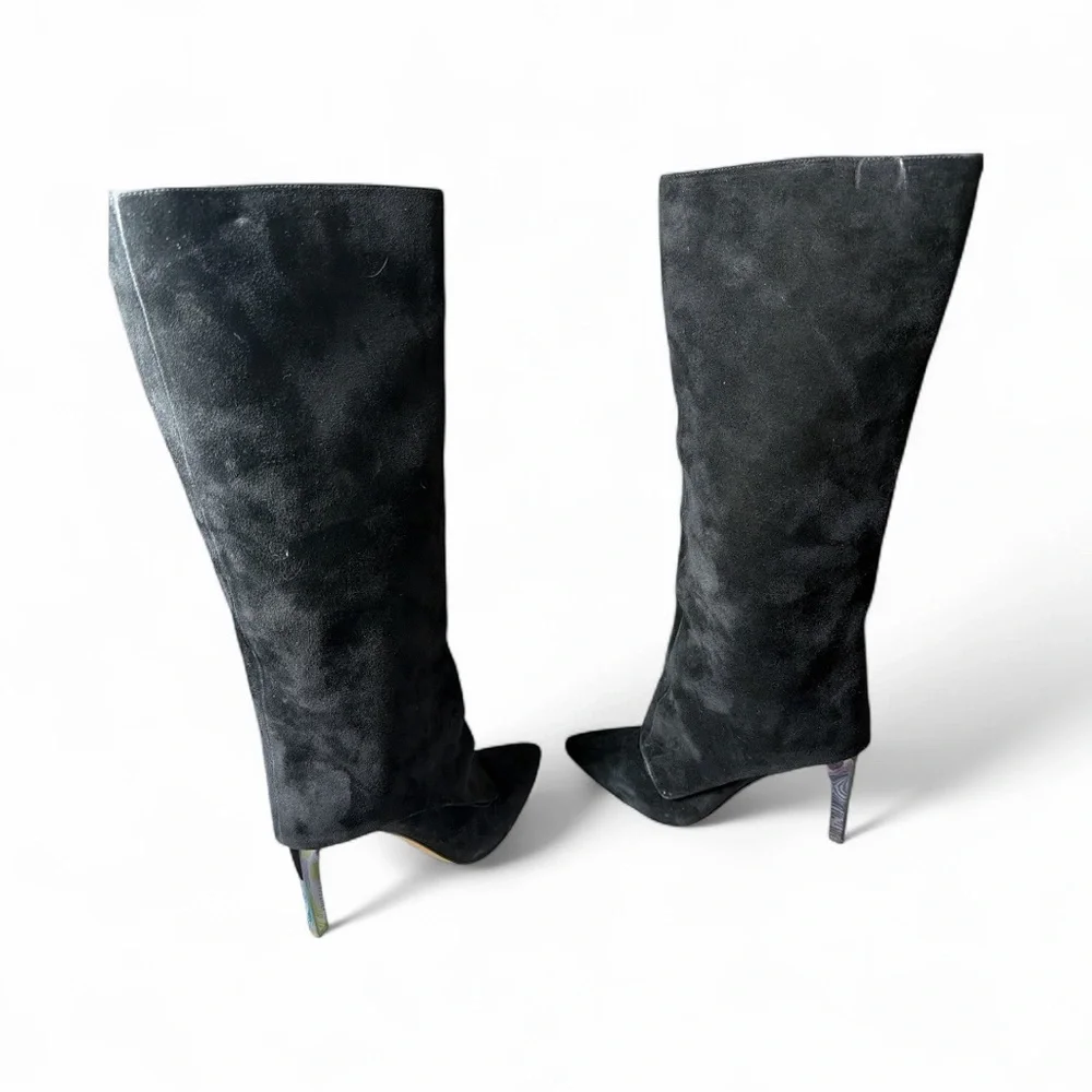 Jessica Simpson Suede Black Over the Knee Boots